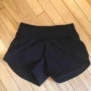 Lululemon high waisted speed up short 4” size 0